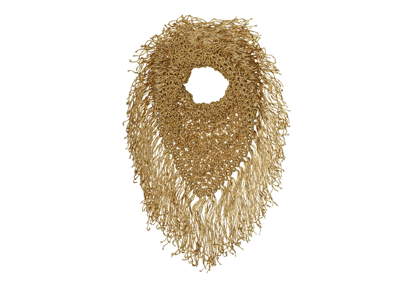 Scarf/neck accessory, gold