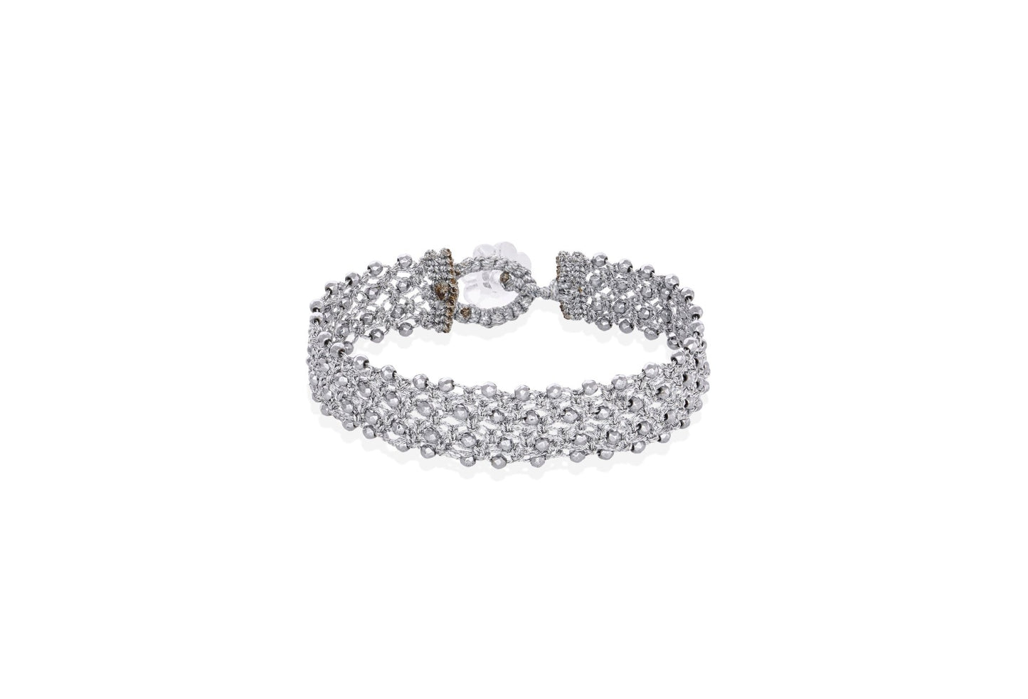 Contessina Lace JewelleryFine lace bracelet, silver