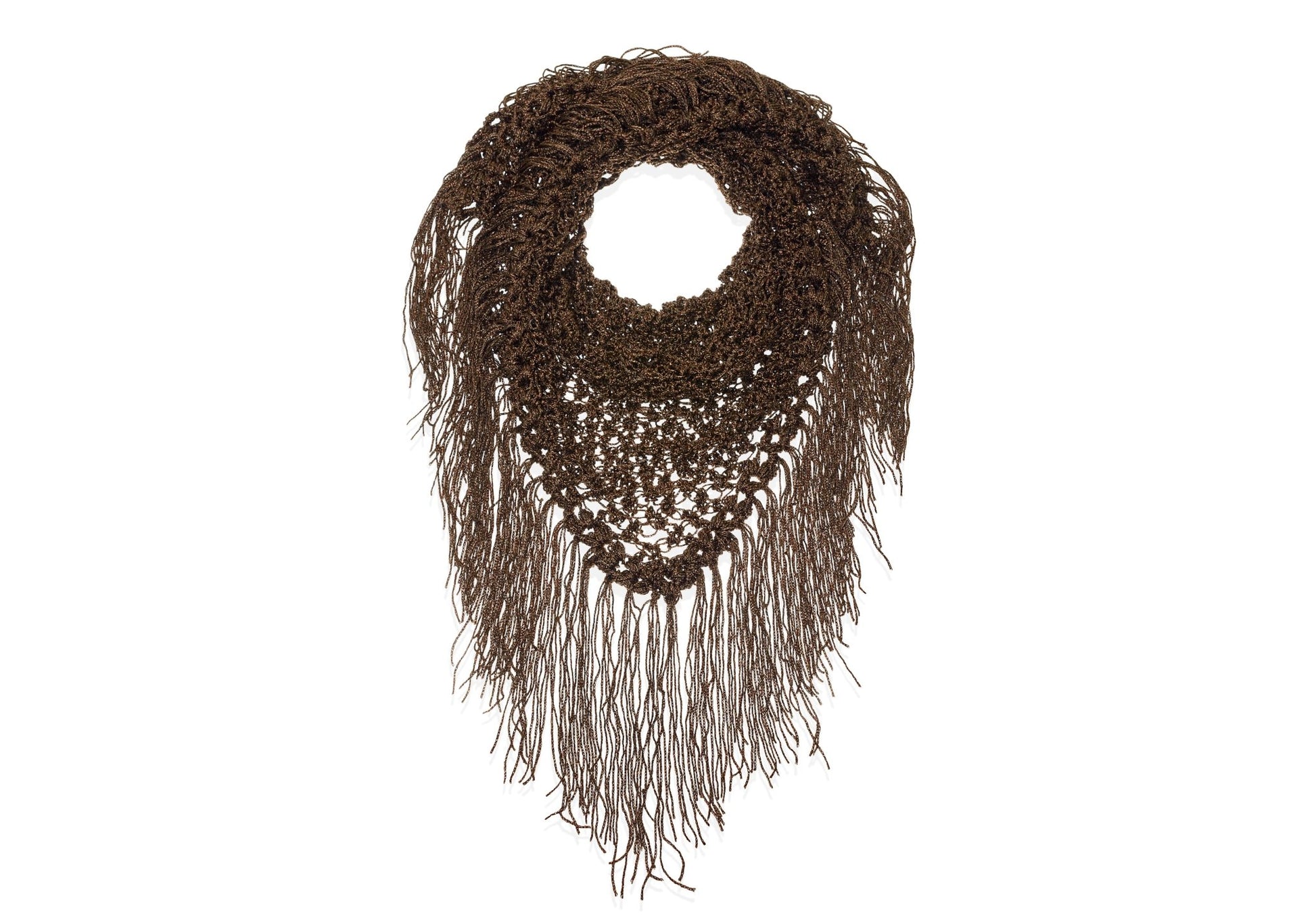 Contessina Lace JewelleryScarf/neck accessory, chocolate