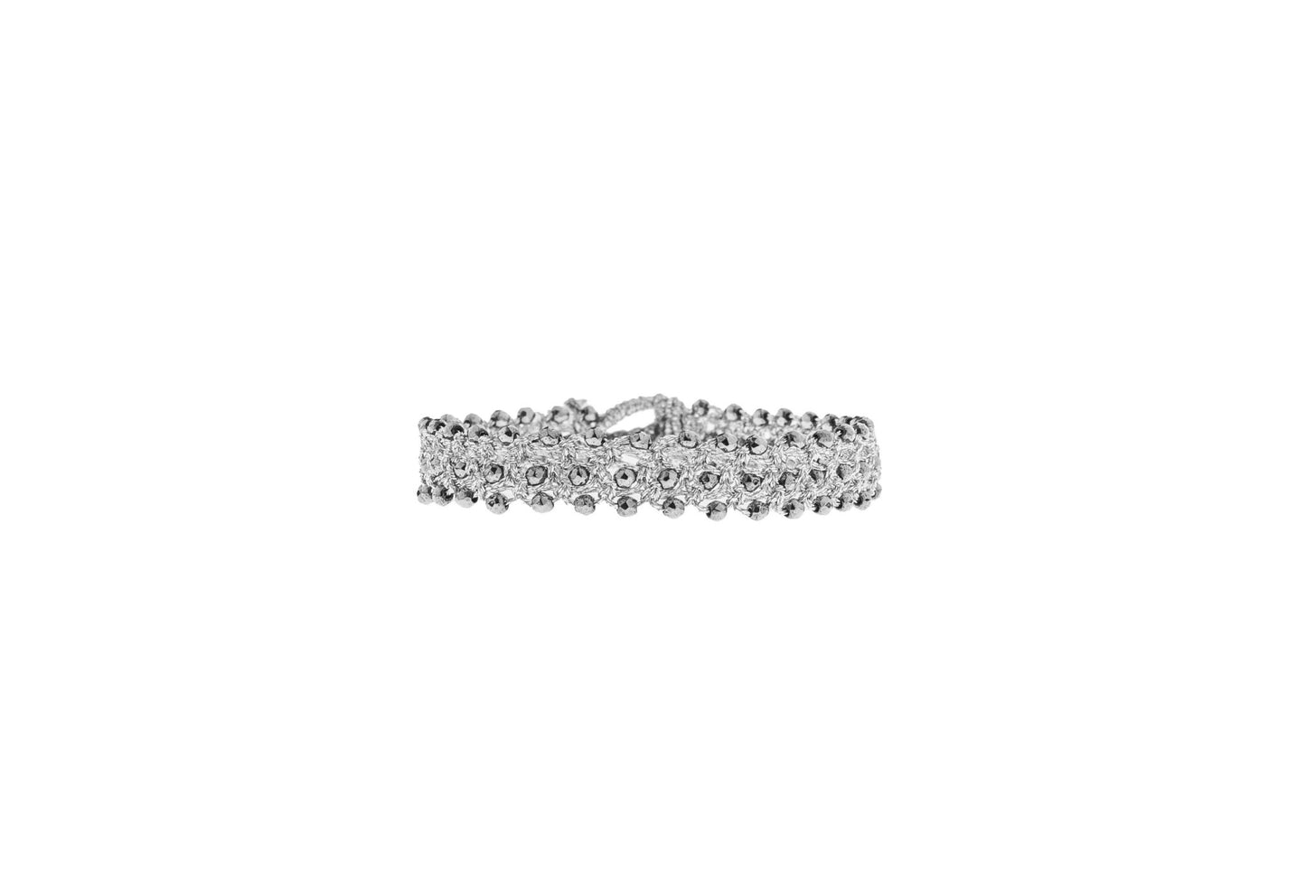 Contessina Lace JewelleryTennis Fine lace bracelet, silver